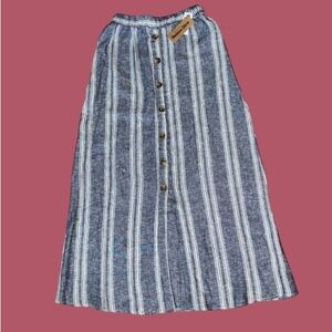 💙NWT! LINEN MAXI SKIRT! GORGEOUS MARISSA OLIVIA LIGHTWEIGHT SUMMER SKIRT!!